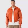 Nylon Varsity Jacket with Badges