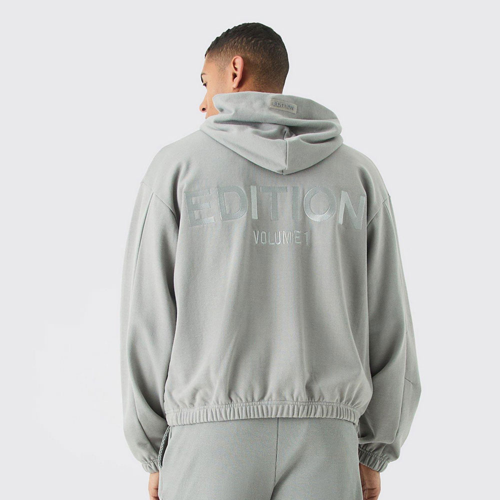 Oversized Boxy Official Spray Wash Hoodie